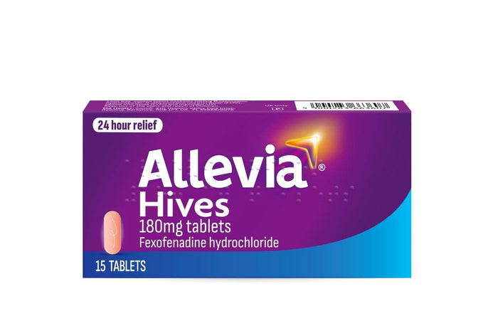 Allevia Hives 180mg 15 Tablets