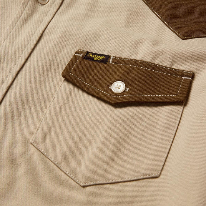 Amarillo S/S Shirt | Tan Vintage | Seager Co.