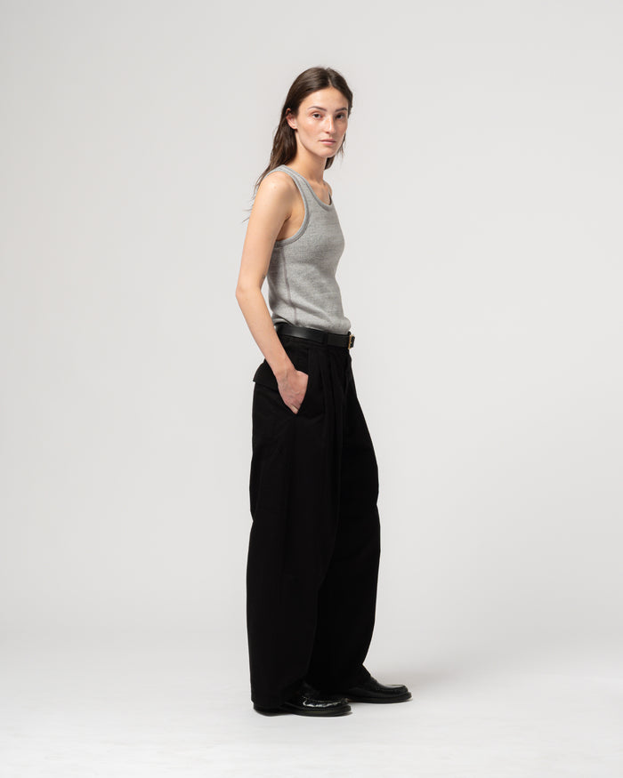 Ambassador Pants Crispy Cotton Black
