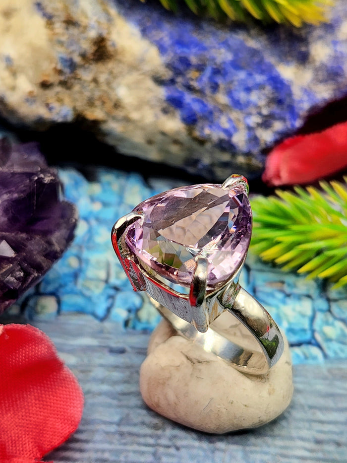 Ametrine Ring in 925 Silver : Ametrine Radiance | Mothers day gift | Crystal Jewelry | Gemstone Finger ring