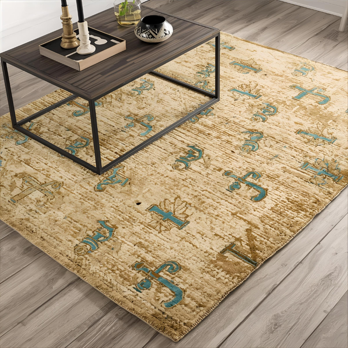 Ankh & Lotus Area Rug