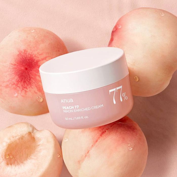 Anua Peach 77 Niacin Enriched Cream asian authentic genuine original korean skincare montreal toronto calgary canada thekshop thekshop.ca natural organic vegan cruelty-free cosmetics kbeauty vancouver free shipping clean beauty routine skin makeup kpop stayz stan fandom photocard stray kids treasure