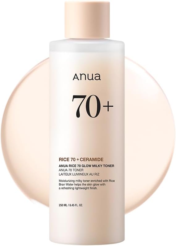 ANUA Rice 70 Glow Milky Toner 250ml / 8.45 fl. oz.