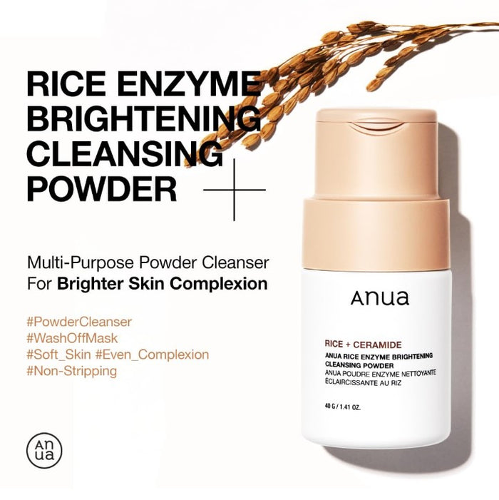 Anua Rice  + Ceramide Enzyme Brightening Cleansing Powder 40ml / 1.41 fl. oz.