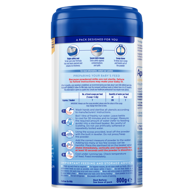 Aptamil Advanced 2 Follow On Baby Milk Formula Powder 6-12 Months 800g
