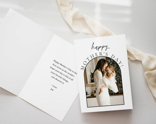 Arch Mother's Day 5x7 Folding Card