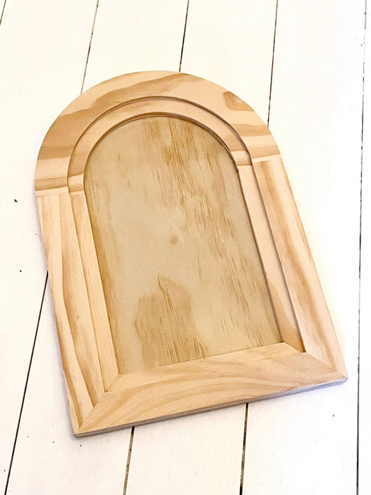 Arched Wood Gallery Blank by IOD, Iron Orchid Designs