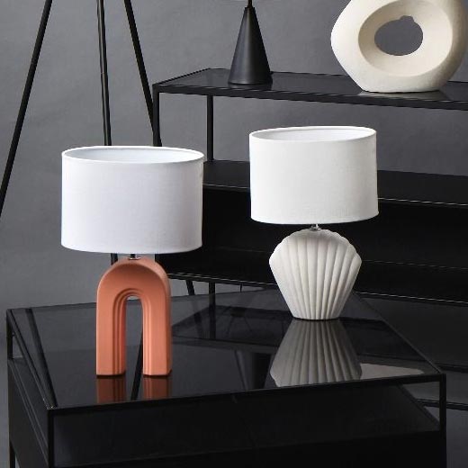 Emporium Archie Coral Table Lamp (39cm) | Koop.co.nz