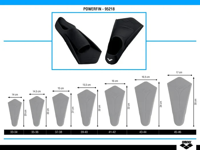 Green Arena Power Fin for swimming, showcasing a sleek, durable fin designed for performance and comfort in the water.