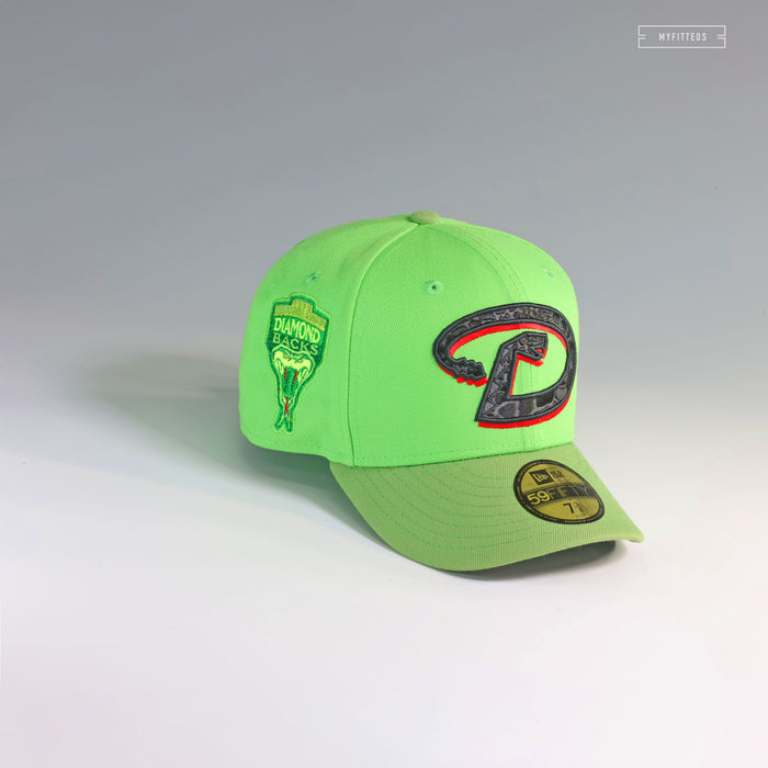 ARIZONA DIAMONDBACKS 1998 INAUGURAL SEASON KOBE VI PROTRO GRINCH INSPIRED NEW ERA CAP