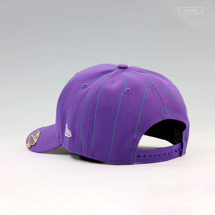ARIZONA DIAMONDBACKS 2001 WORLD SERIES PINSTRIPE CAP BYTES NEW ERA SNAPBACK