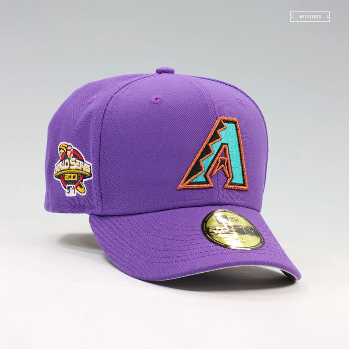 ARIZONA DIAMONDBACKS 2001 WORLD SERIES RETRO ALTERNATE NEW ERA FITTED CAP