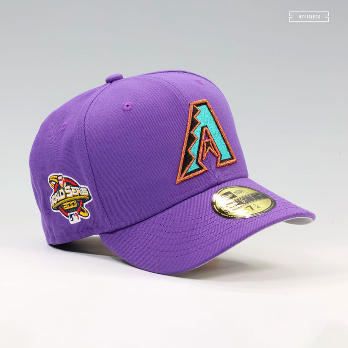 ARIZONA DIAMONDBACKS 2001 WORLD SERIES RETRO ALTERNATE NEW ERA FITTED CAP