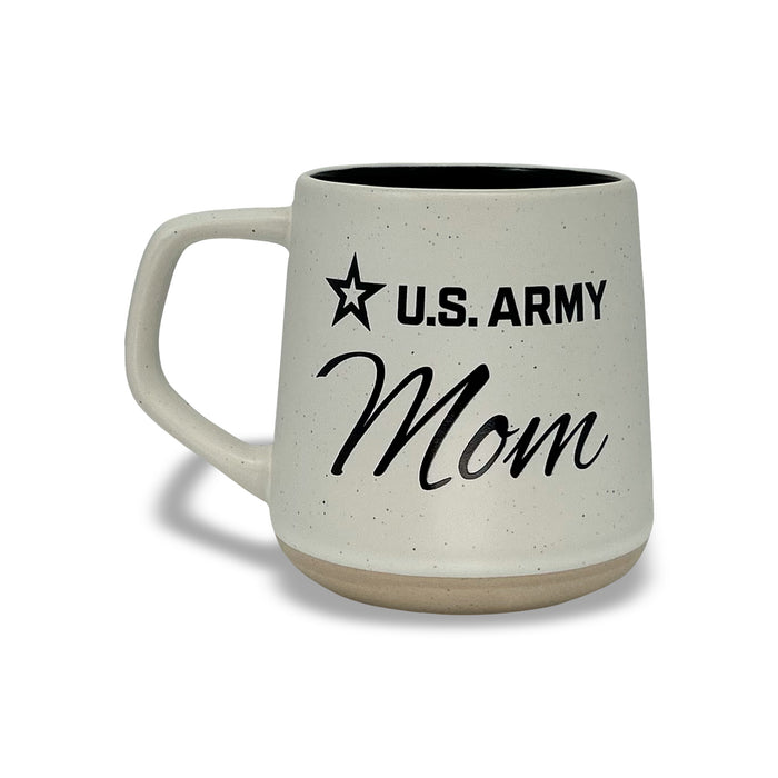 Army Mom 20oz Speckled Ceramic Mug