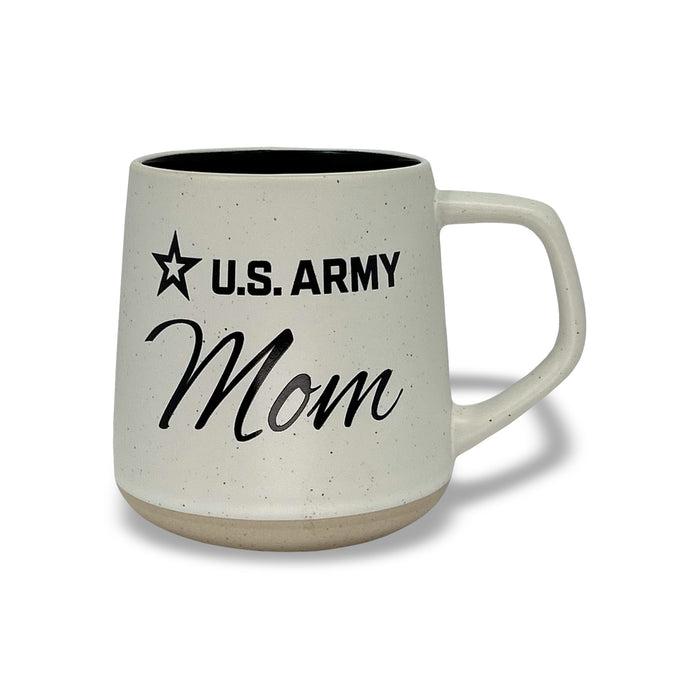 Army Mom 20oz Speckled Ceramic Mug