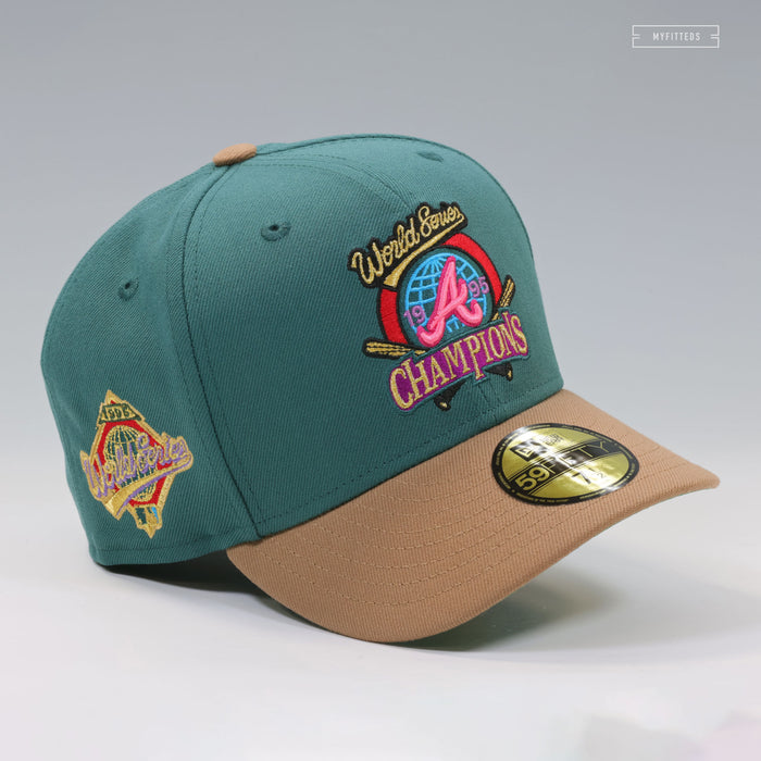 ATLANTA BRAVES 1995 WORLD SERIES CHAMPIONS ATLANTA 1996 OLYMPICS INSPIRED NEW ERA CAP