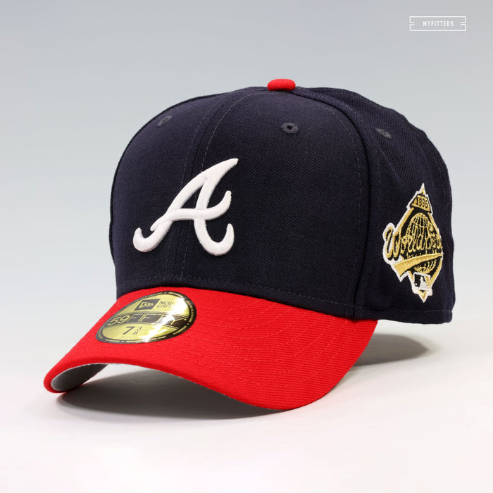 ATLANTA BRAVES 1995 WORLD SERIES CLASSIC EDITION WOOL NEW ERA FITTED CAP