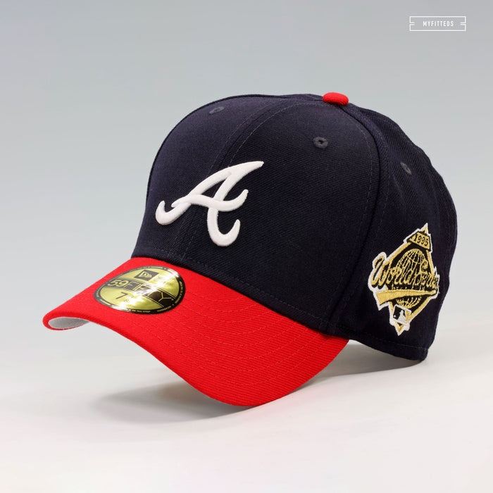 ATLANTA BRAVES 1995 WORLD SERIES CLASSIC EDITION WOOL NEW ERA FITTED CAP
