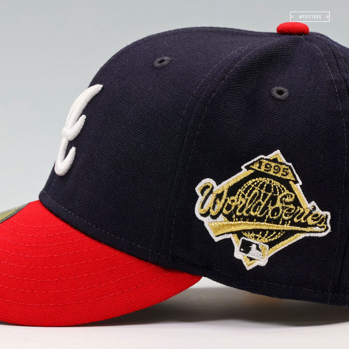 ATLANTA BRAVES 1995 WORLD SERIES CLASSIC EDITION WOOL NEW ERA FITTED CAP