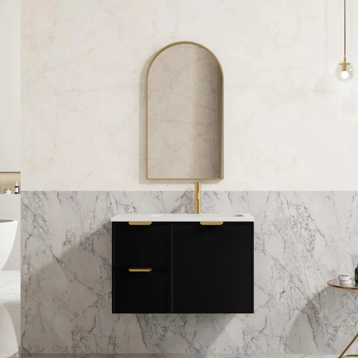 Aura Arch Aluminum Framed Bathroom Mirror 600×900mm