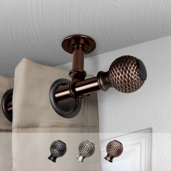 Bala 1" Ceiling Curtain Rod/ Room Divider