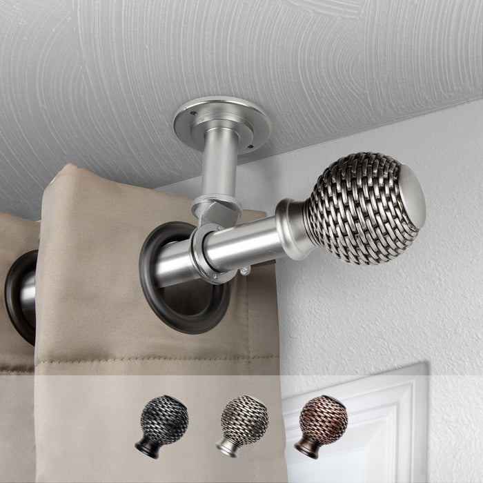 Bala 1" Ceiling Curtain Rod/ Room Divider