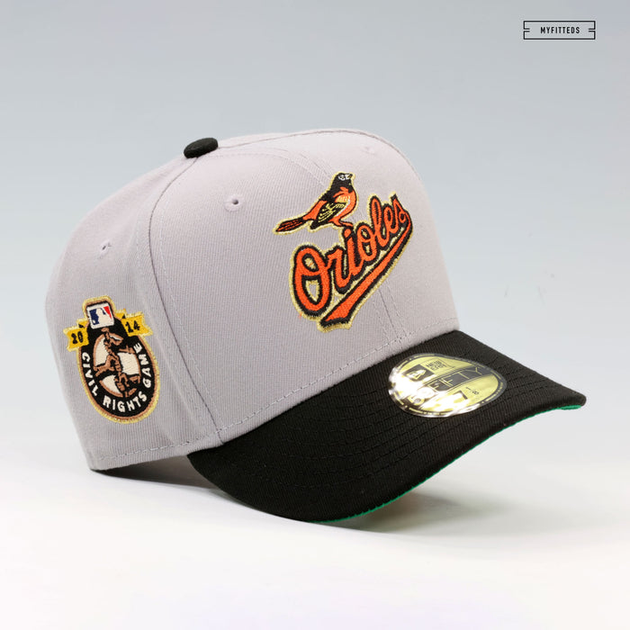 BALTIMORE ORIOLES 2014 CIVIL RIGHTS GAME ROAD JERSEY NEW ERA FITTED CAP