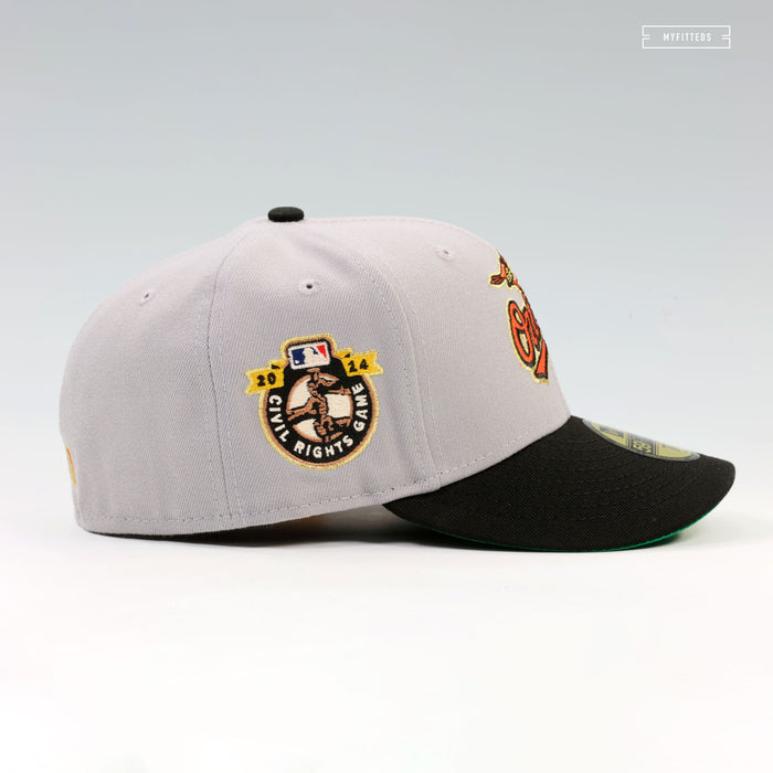 BALTIMORE ORIOLES 2014 CIVIL RIGHTS GAME ROAD JERSEY NEW ERA FITTED CAP