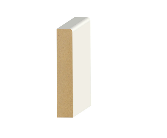 Baseboard Molding, Skirting Board, Durable Polimer Floor Moulding(Matte white)