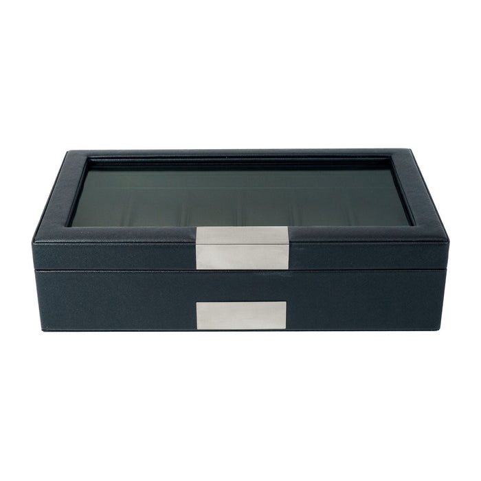 12 Slots Leather Watch Box Watch Boxes Clinks