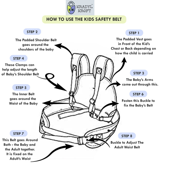 Blue Star Scooter Safety Belt