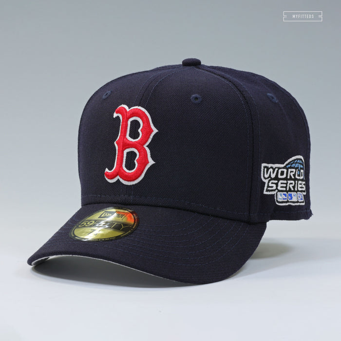 BOSTON RED SOX 2004 WORLD SERIES COOPERSTOWN WOOL NEW ERA FITTED CAP
