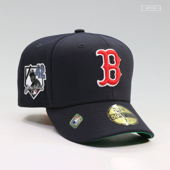 BOSTON RED SOX 2026 JACKIE ROBINSON DAY #42 ON-FIELD NEW ERA FITTED CAP