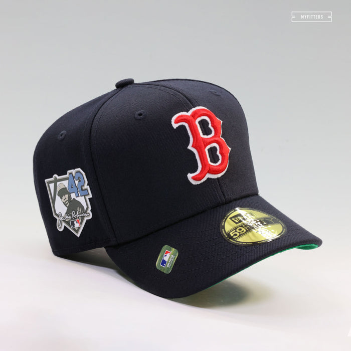 BOSTON RED SOX 2026 JACKIE ROBINSON DAY #42 ON-FIELD NEW ERA FITTED CAP