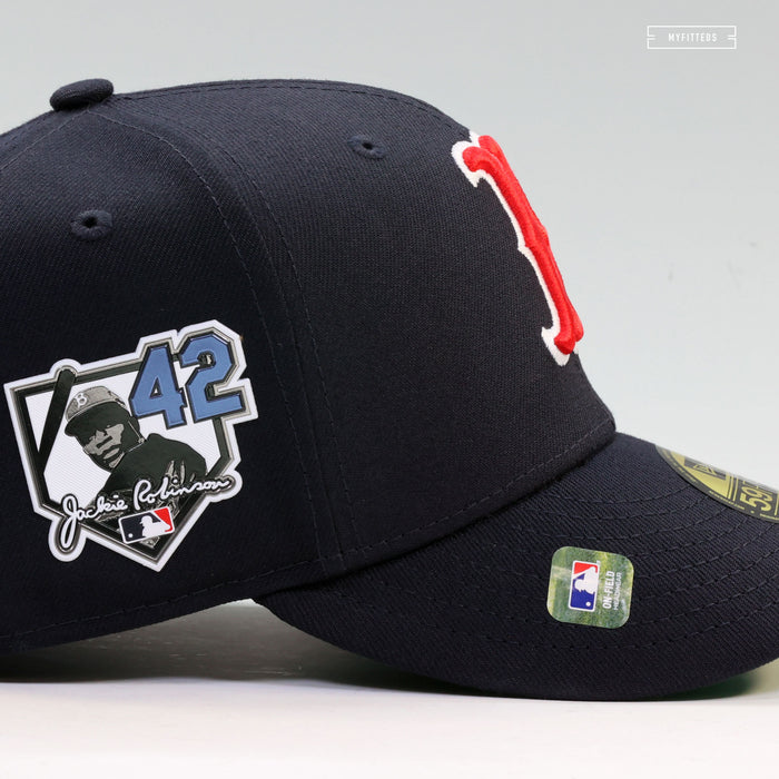 BOSTON RED SOX 2026 JACKIE ROBINSON DAY #42 ON-FIELD NEW ERA FITTED CAP