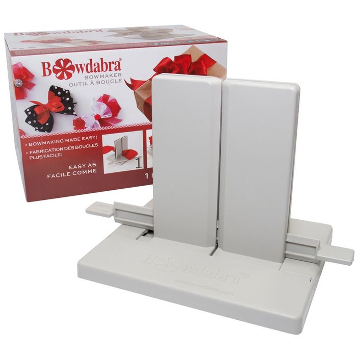 Bowdabra Bowmaker shown with Packaging