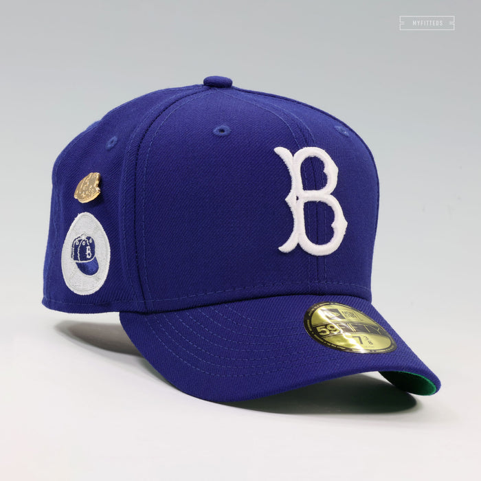 BROOKLYN DODGERS 1955 WORLD SERIES LOGO HISTORY NEW ERA FITTED CAP