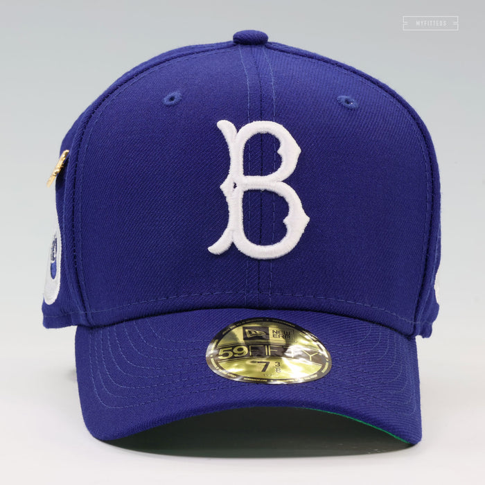 BROOKLYN DODGERS 1955 WORLD SERIES LOGO HISTORY NEW ERA FITTED CAP