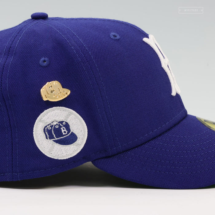 BROOKLYN DODGERS 1955 WORLD SERIES LOGO HISTORY NEW ERA FITTED CAP