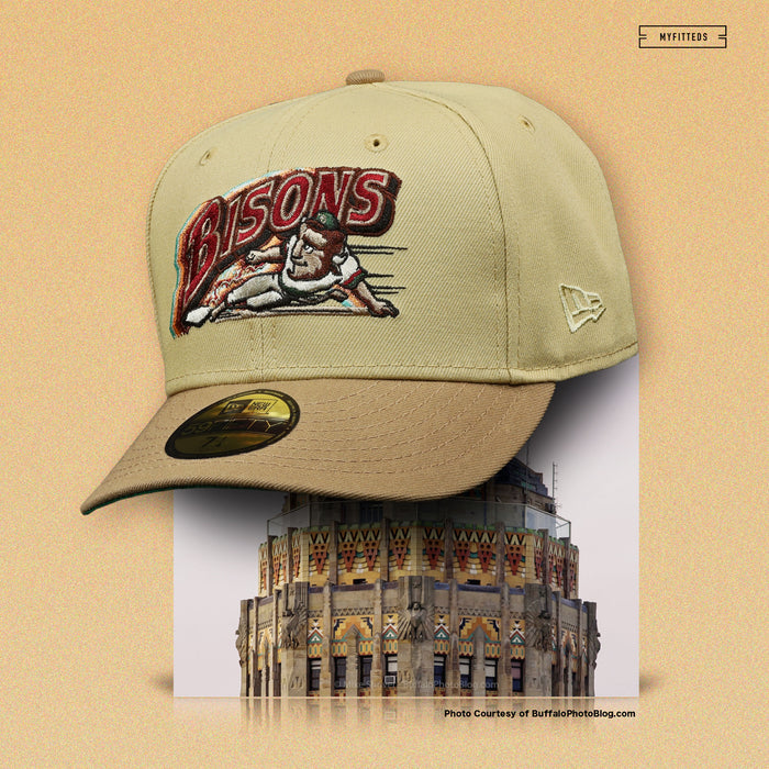 BUFFALO BISONS "BUFFALO CITY HALL ART DECO INSPIRED" NEW ERA FITTED CAP