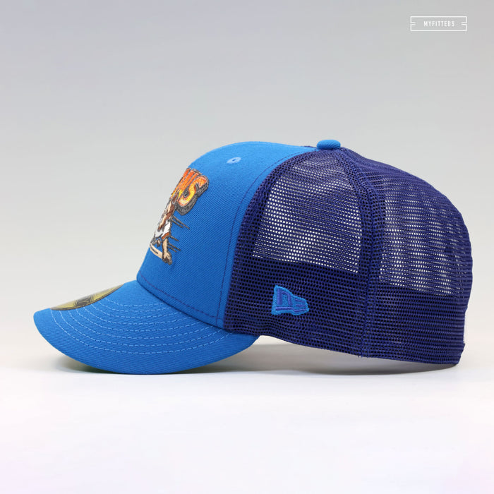 BUFFALO BISONS INDIANA JONES INSPIRED TRUCKER MESH NEW ERA FITTED CAP