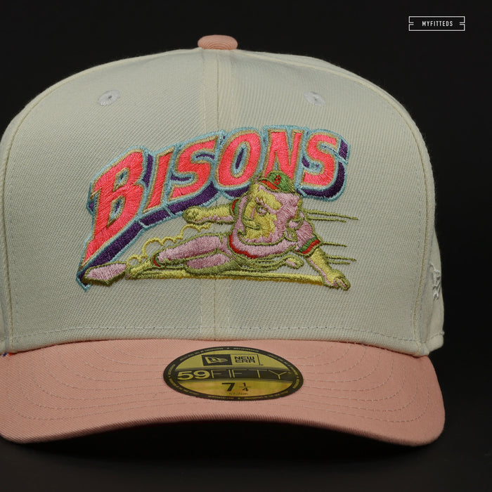 BUFFALO BISONS RICK AND MORTY WUBBA LUBBA DUB DUB INSPIRED NEW ERA FITTED CAP