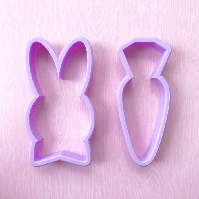 Bunny and Carrot  Cookie Cutter Set