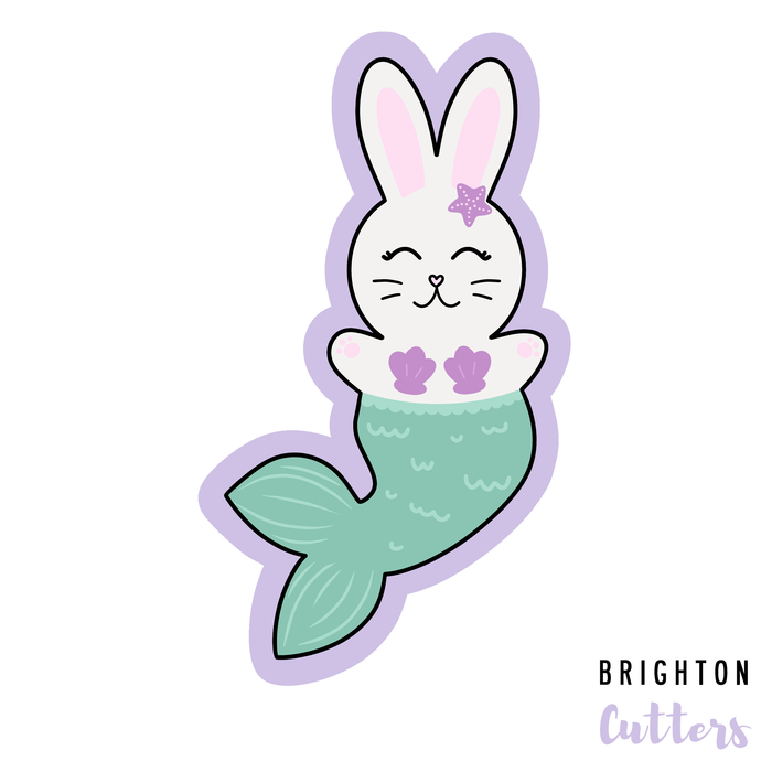 Bunny Mermaid Cookie Cutter