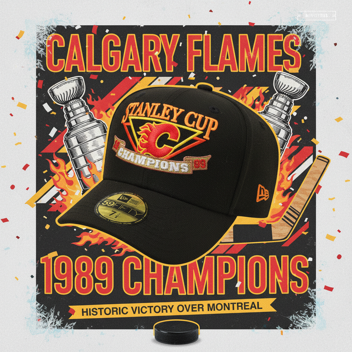 Calgary Flames 1989 Stanley Cup Champions Cap Image