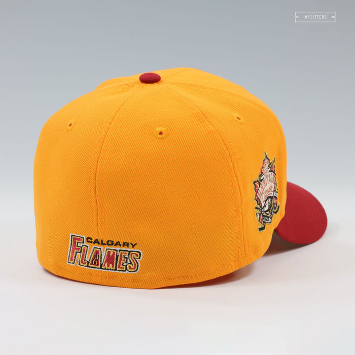 CALGARY FLAMES 2011 NHL HERITAGE SERIES JERSEY INSPIRED NEW ERA FITTED CAP