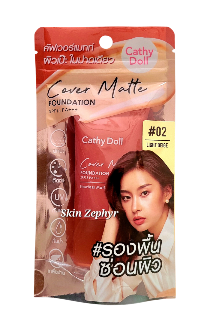 Cathy Doll Cover Matte Foundation SPF 15 PA+++