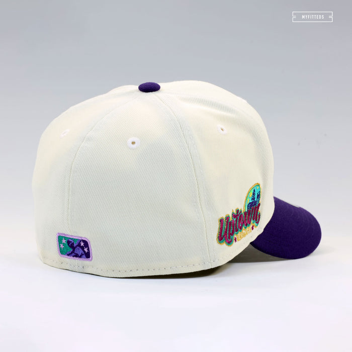 CHARLOTTE KNIGHTS X UPTOWN KNIGHTS THEME NIGHT AIR JORDAN V GRAPES NEW ERA HAT