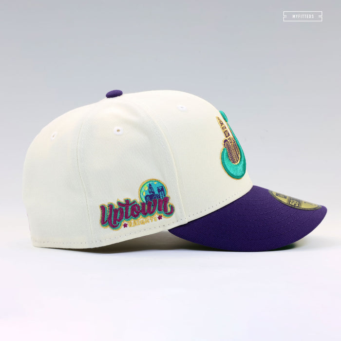 CHARLOTTE KNIGHTS X UPTOWN KNIGHTS THEME NIGHT AIR JORDAN V GRAPES NEW ERA HAT