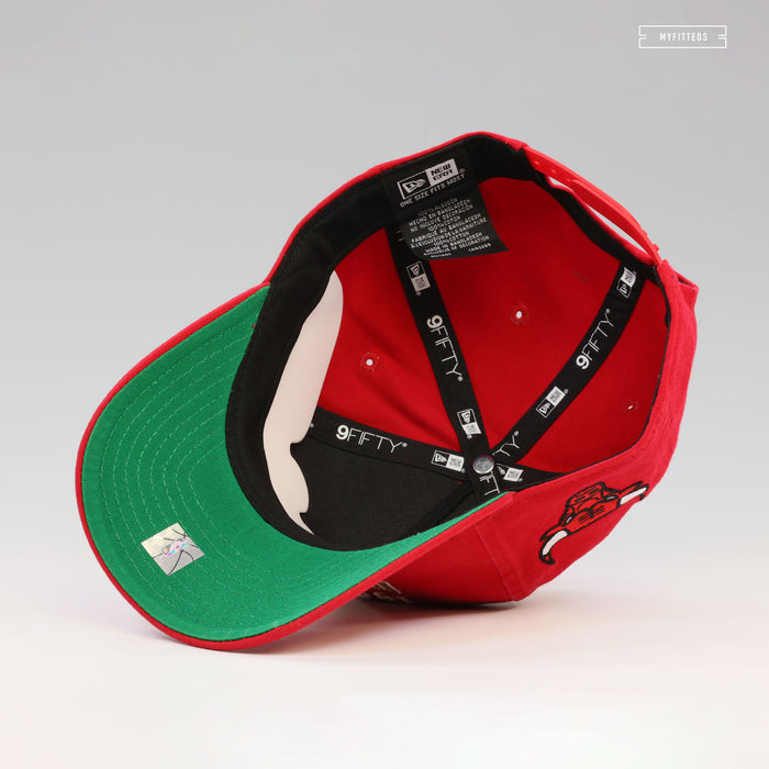 CHICAGO BULLS 1991 NBA FINALS HISTORIC WIN 9FIFTY A-FRAME NEW ERA SNAPBACK HAT